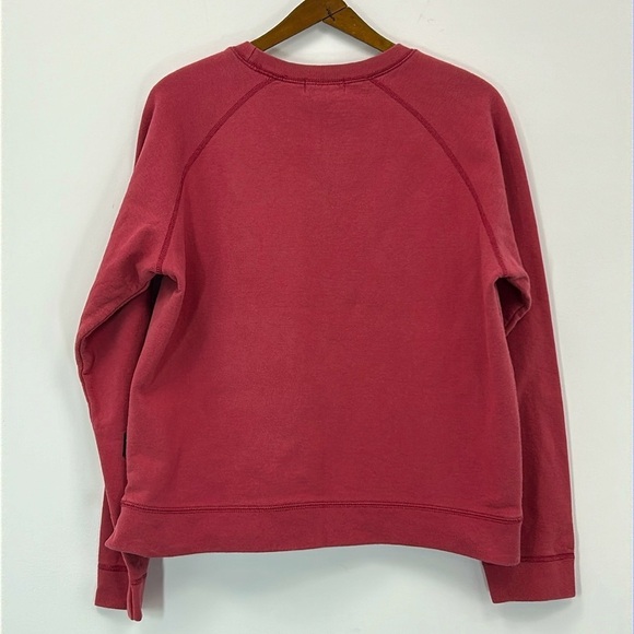 Cotton Ginny Heart Crew Neck Women's Medium Valentine's Day Love Sparkle Pink - Picture 2 of 6